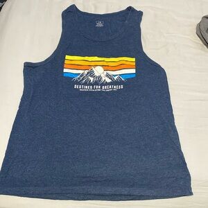 Blue Tank Top for Men - Size Large